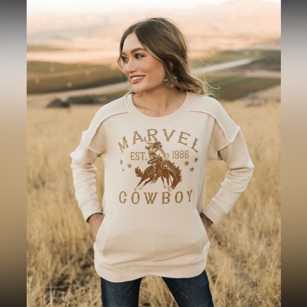 NWT Rodeo Quincy Marvel Cowboy Sweater